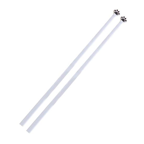1 Pair Cat Paw Chopsticks Reusable Non-Slip Grip Chopsticks Cute Cat-themed Utensils for Cat Lovers Sushi Noodles Rice Dining