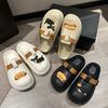 Cartoon Cute Baotou Muffin Beach Cool Slippers Women Wear Lazy Half-drag Women's Slippers In Spring and Summer 2025