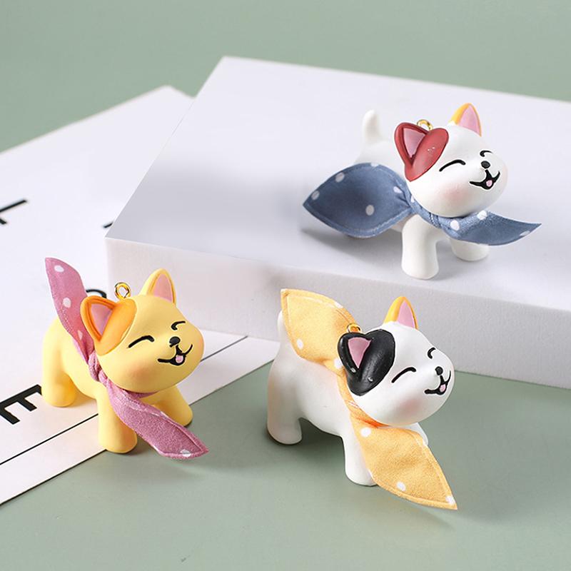 

Милый брелок-подвеска в виде банта, улыбающаяся трехмерная кошка, кукла в виде сердца для девочки, аксессуары из смолы, упаковка и украшение