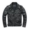 Chinese Size Vintage Motorcycle Jacket Men Genuine Leather Jackets 100% Cowhide Leather Coat Winter Biker Jacket Moto Clothing