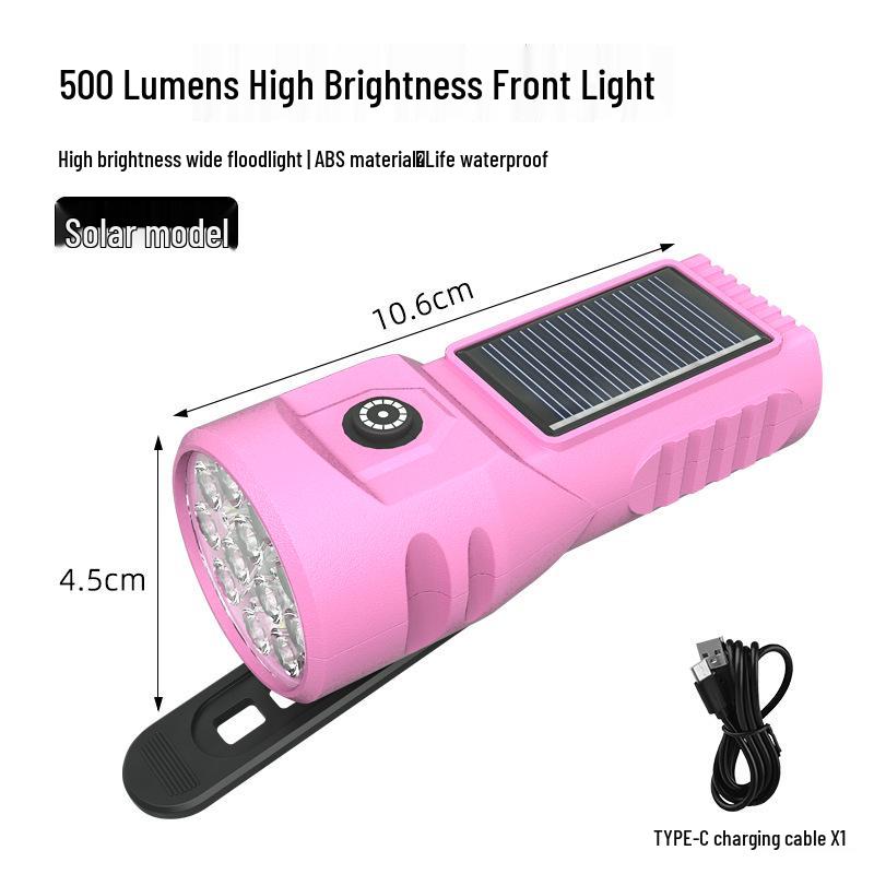 Cross-Border Multifunctional High-Brightness Flashlight & Power Bank for Portable Emergency Exploration