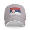 Flag of Serbia Casual Baseball Cap  Outdoor Sports Trucker Hat Summer Dropshipping Baseball Caps