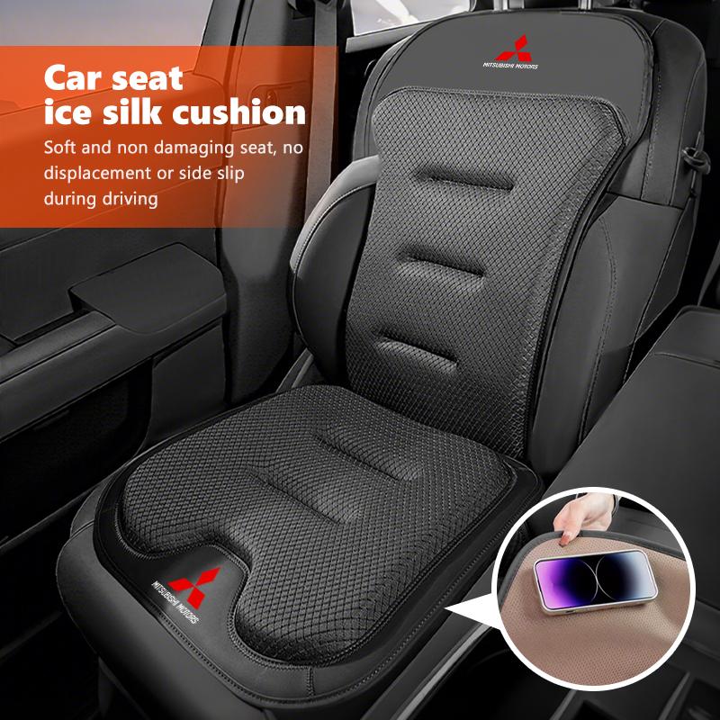 sdbf9 For Mitsubishi Car Seat Cover Ice Silk Seat Waist Cushion Covers Auto Seats Protection Pad Outlander Lancer Cross Colt Xpander