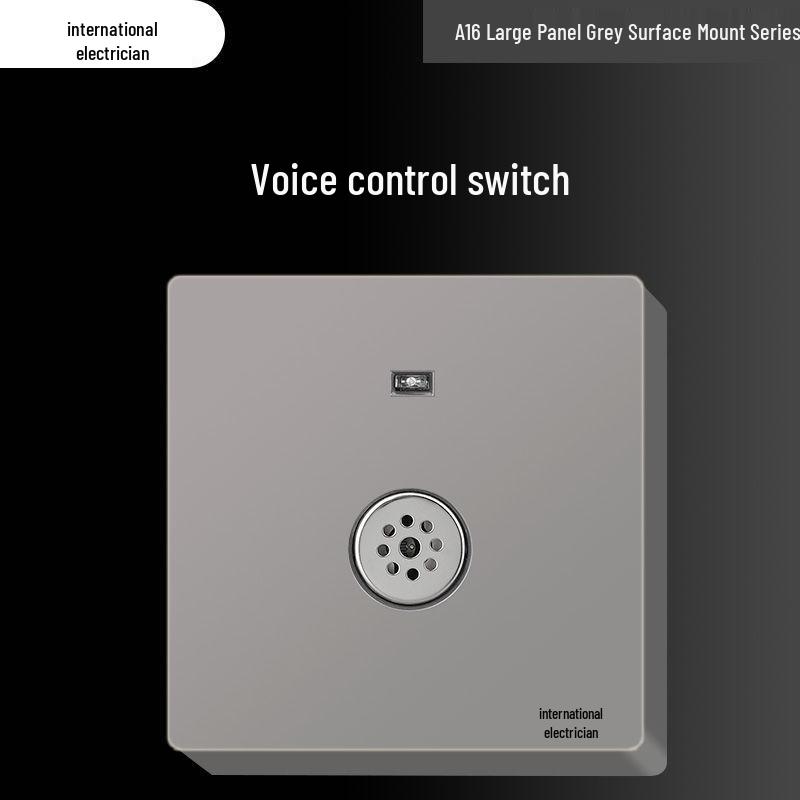 Priză electrică ultra-subțire de 16A cu montaj aparent cu panou de perete cu cinci găuri pentru uz casnic și pentru aparat de aer condiționat