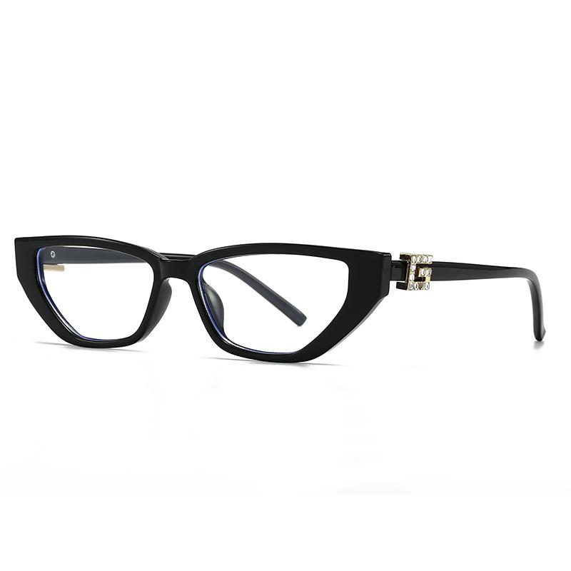 Cross-Border Narrow Model Cat-Eye Sunglasses for Men and Women Trendy Street Style Lh275