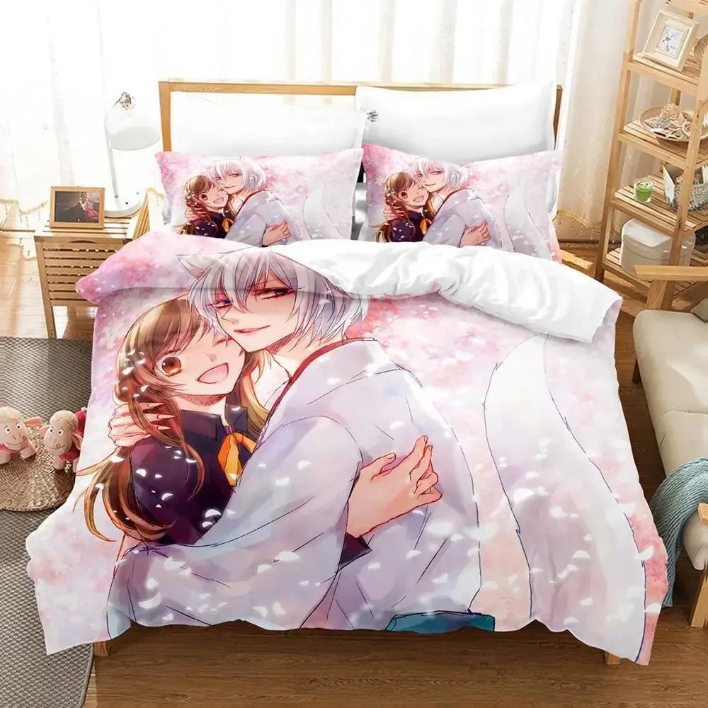 Comforter Kamisama Hajimemashita Tomoe Bedding Set Single Twin Full Queen King Size Bed Set Aldult Kid Bedroom S 3D Anime