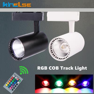 RGB LED Schienenstrahler KTV Bühne Bar Hintergrund COB Schienenstrahler 220V Geschäft Laden Einkaufszentrum Decken-Schienen-Spotbeleuchtung 12W 15W 20W 30W