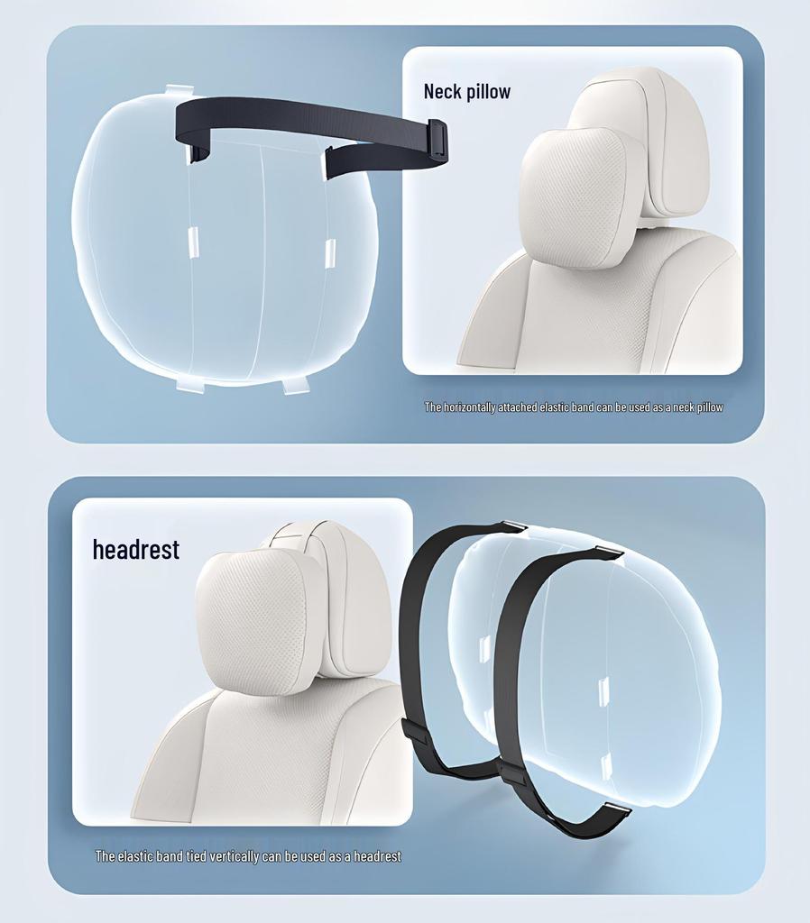 Sea Lion 05 Car Headrest & Lumbar Support: All-Season Neck Pillow for 26 Models - Practical Interior Accessory