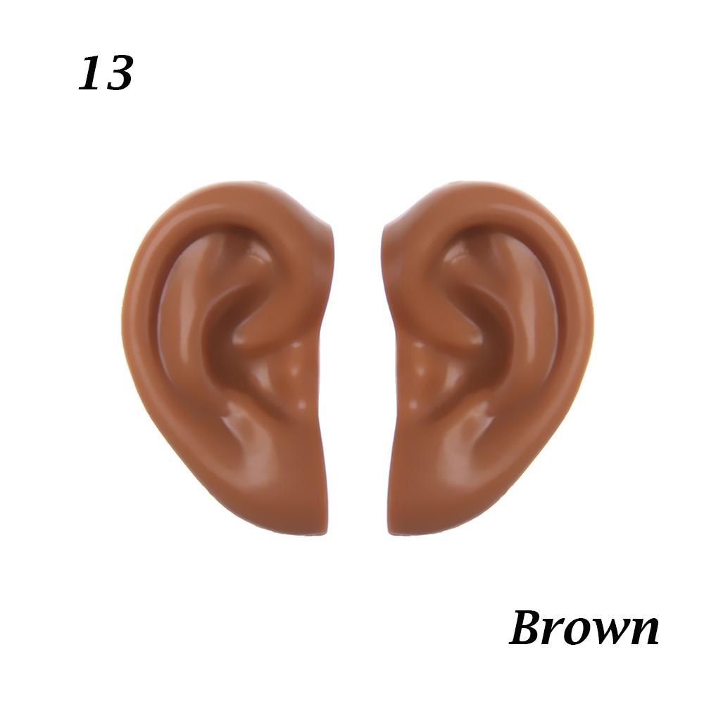 1Pc New Blyth Doll Icy Toy Ears Toy White Natural Tan Dark And Super Black Skin Only Ears Dolls Accessories