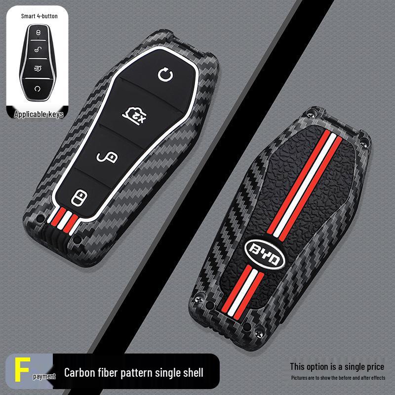 BYD F-Model Carbon Fiber Car Key Case