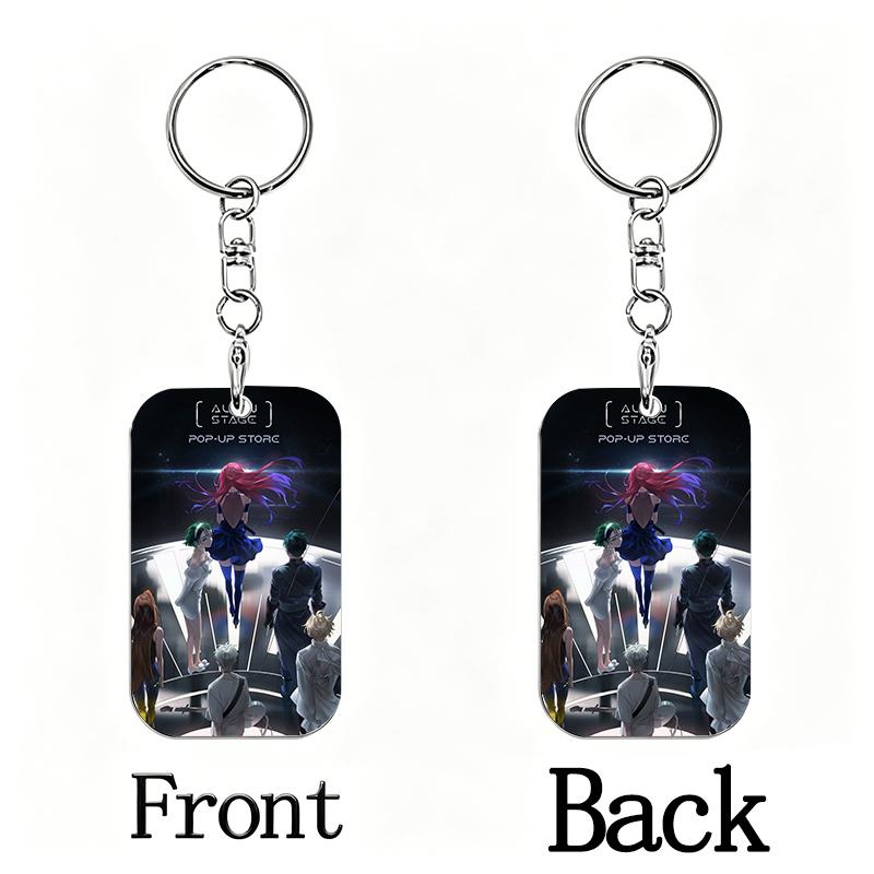 Alien Stage Music Keychain Pendant Car Key Chain Women Backpack Accessories Decor Cute Cartoon TILL IVAN Keyrings Fans Gift