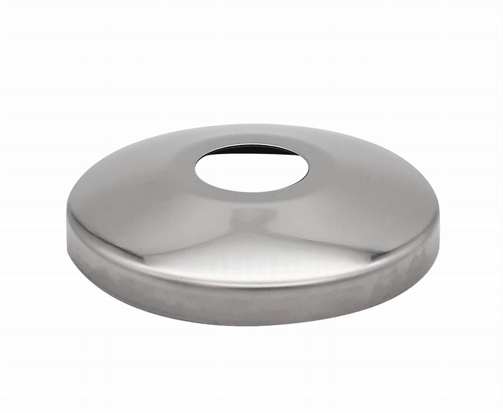 Flat Low Rosette 1/2 Chrome Without Thread - Hj/R3042L
