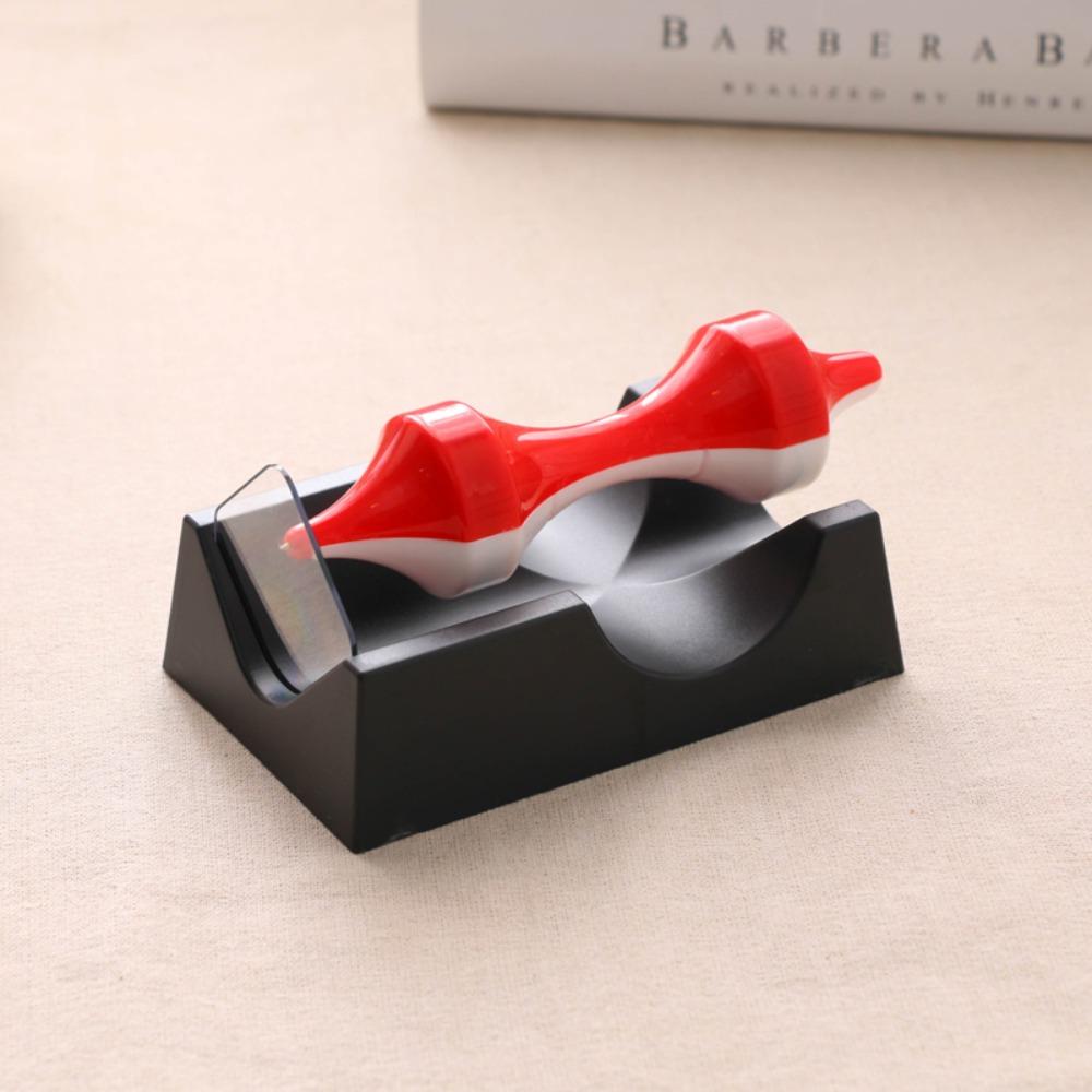 Double Color Perpetual Engine Decor Tabletop Rotation Perpetual Motion Machine Kids Toy Red white
