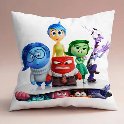 Funda de la mohada dibujos animados Inside Out 2, decoración de Anime dibujos animados Kawaii