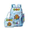 Popular Rhythm Box Sprunki Music Game School Bag Backpack Pencil Bag Three-piece Student Backpack D