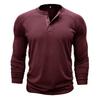 Autumn And Winter Men's Raglan Casual Bottom Long Sleeve T-shirt