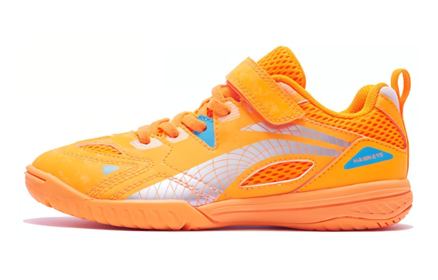Li Ning Slip Resistant Abrasion Resistant Low top Kids  Running Shoes Orange Kids  APTT014-3 30