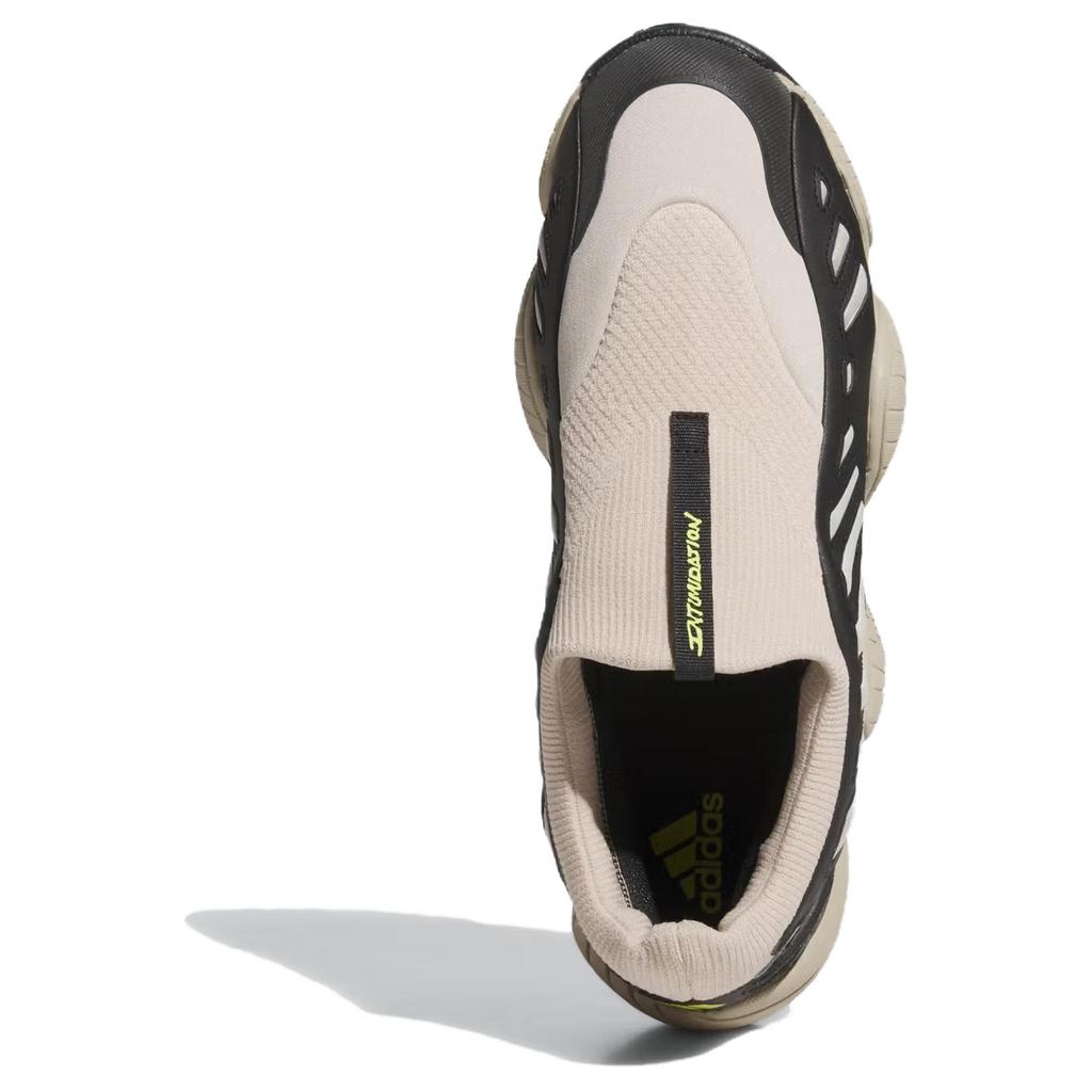 Adidas Intimidation Slip-On Versatile Fashion Durable Low-Top Retro Basketball Shoes Unisex Sneakers Beige JS0824