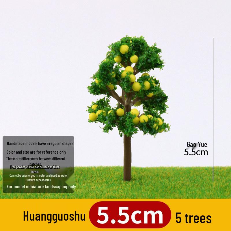 DIY Handmade Fruit Tree Trunk Model for Sandbox Scenes