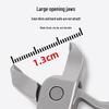 Large Opening Anti-Splash Stainless Steel Nail Clippers with File - High Quality, Labor-Saving Design for Seniors