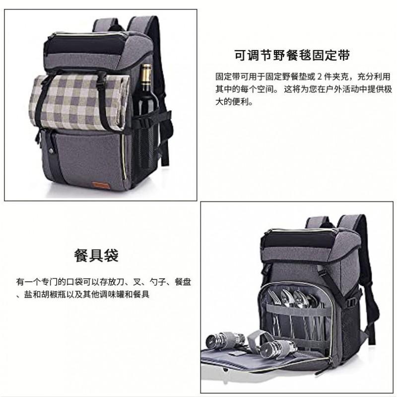 Large Capacity Insulated Backpack Outdoor Camping Picnic Cooler Bag Thick Leakproof Food Chiller