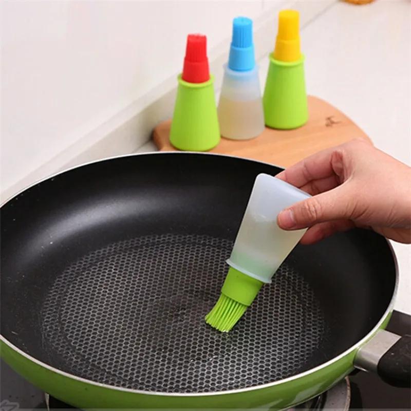 Silicone Basting Brush Heat Resistant Kitchen Oil Brush For Baking Cooking Pastry Cake Butter Egg Wash BBQ Grill Utensil Tool