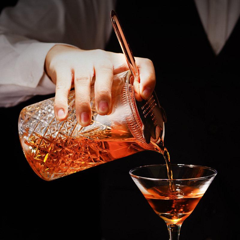 ZISIZ Thickened Crystal Cocktail Mixing Glass