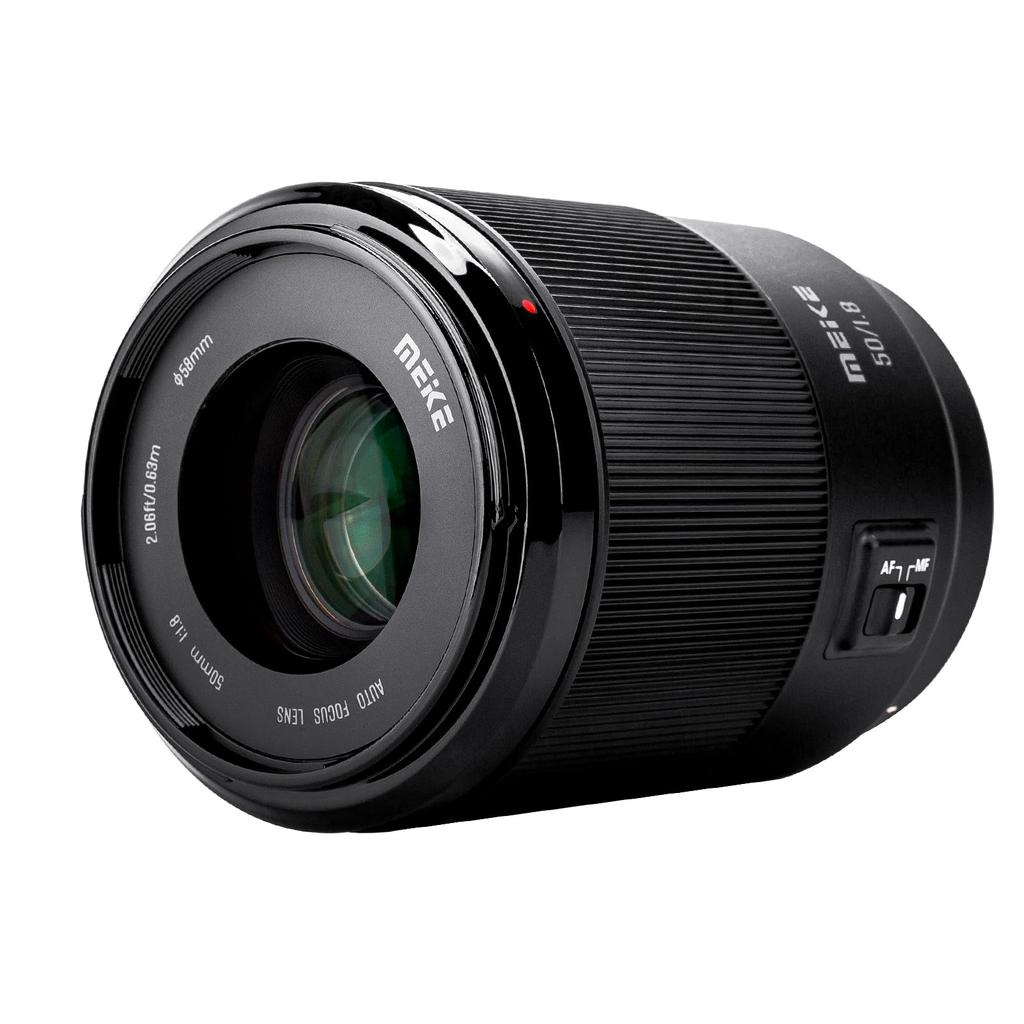 Meike 50mm Autofocus STM Stepping Motor Full Frame Portrait Lens for Cameras A7R A7CII F1.8 E-Mount A7, A7R, A7IV, IV, A7III, A7RII, A7RIII, A7SIII,
