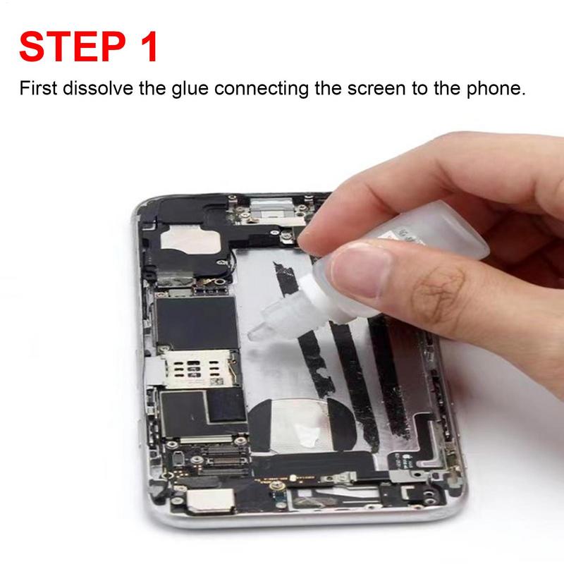 1 pièce Spudger d'ouverture à carte levier LCD incurvé ultra-fin Démontage Métal Acier inoxydable Outils de réparation pour téléphone mobile