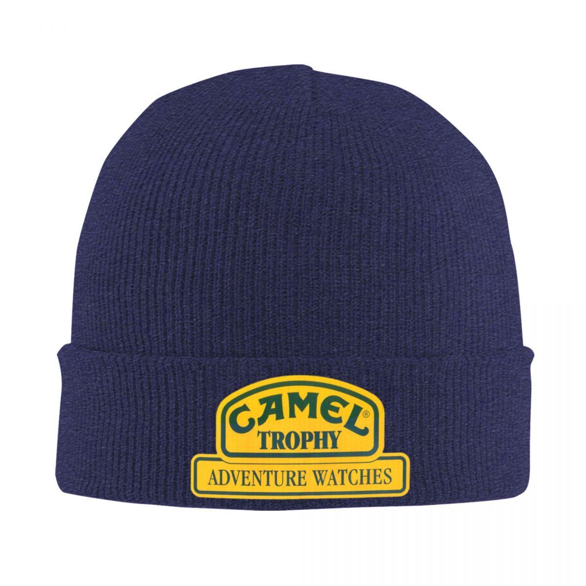 

Camel Trophy Warm Knitted Cap Hip Hop Bonnet Hat Autumn Winter Outdoor Beanies Hats for Unisex Adult One Size