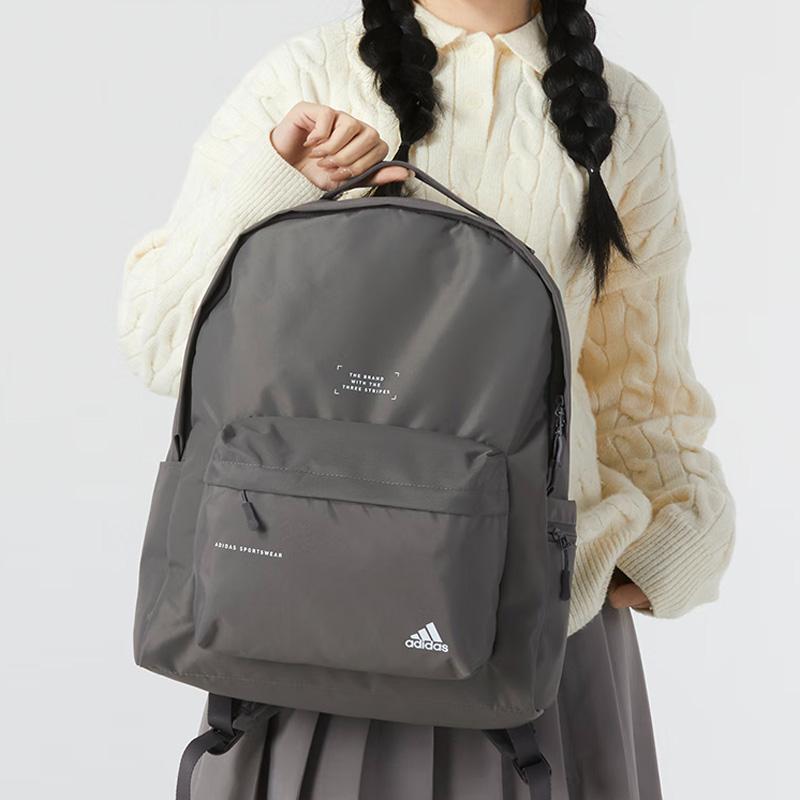 Adidas Fabric Backpack Regular Unisex Gray Adidas IM5216
