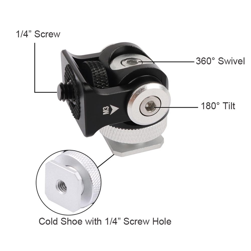 Schwarz Metal Klemmstativ Blitzhalter Mikrofonhalter & Blitzschuh Adapter & Actioncam Mount für Kamera Webcam Blitz Video Leuchte Clamp Mount Lammcou Kamera Klemme Halterung mit Mini Kugelkopf Schwarz Metal Klemmstativ Blitzhalter Mikrofonhalter & Blitzschuh Adapter & Actioncam Mount für Kamera Webcam Blitz Video Leuchte Clamp Mount Lammcou Kamera Klemme Halterung mit Mini Kugelkopf