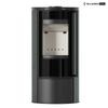 Wood Burning Steel Stove KRATKI ERIK Ø 150 5,5 kW Decorative Ceramics SERPENTINO