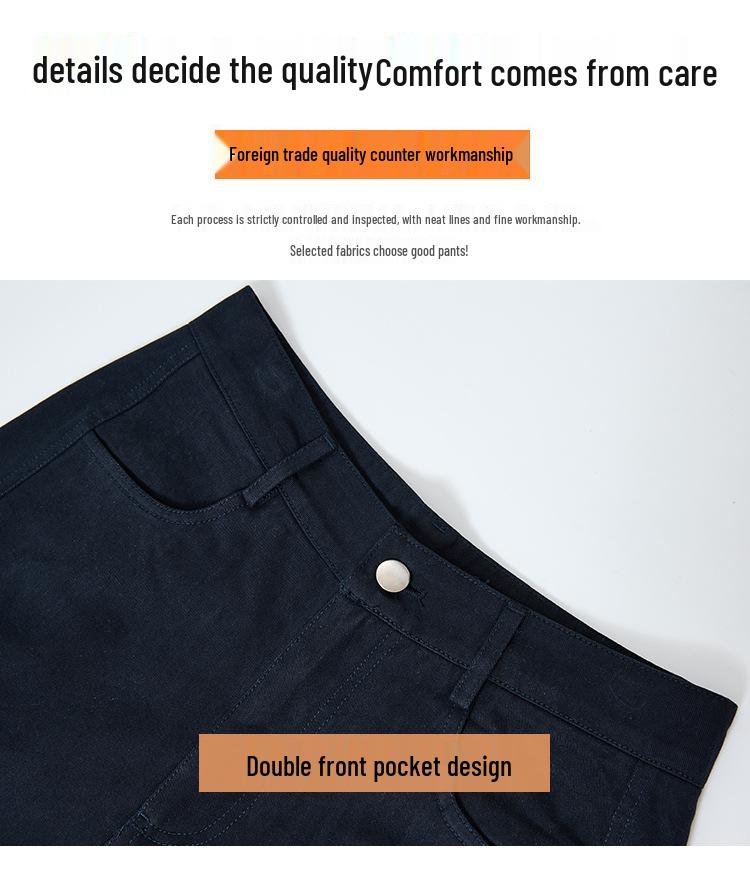 Women's Plum Purple Wide-Leg Washed Cotton Denim Pants - Autumn & Winter Casual Straight-Leg Nine-Point Trousers