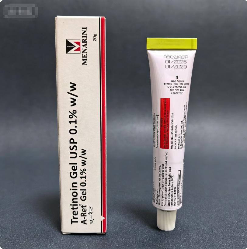 Τρετινοΐνη Gel 0.1% Κρέμα Θεραπείας Ακμής Κρέμα Ρετινοειδούς για Ουλές Ακμής 20g