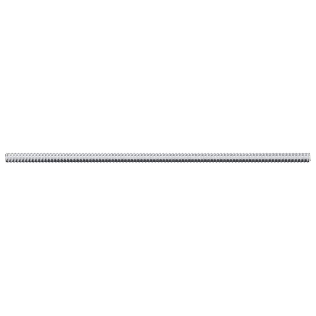 Threaded Rod 2 pcs Silver 6 x 170 mm Steel