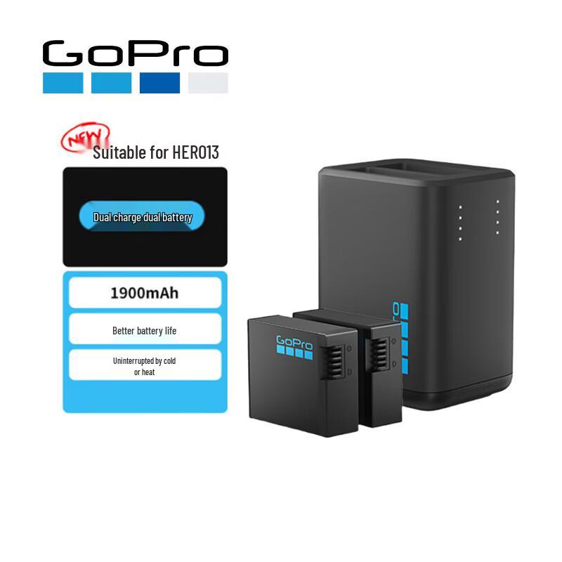 Улучшенная батарея GoPro Enduro и двойное зарядное устройство для HERO13 (Китайская версия)