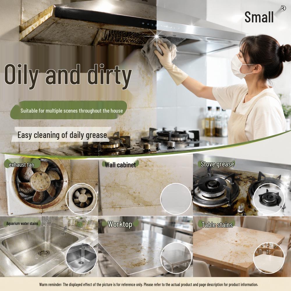 Heavy Duty Oil Stain Decomposer for Enclosed Kitchen Stovetops with Air Purifying Formula