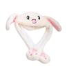 Festival Party Dress Plush Rabbit Hats Glowing Pikachu Ears Adult Children Funny Cute Stitch Moving Ears Cap Polyester