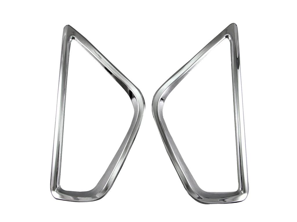 BRIGHTZ Chrome Fog Light Covers for Toyota Alphard Hybrid early AYH30 AYH H30 30 (AYH30W, model) [FOG-COV-389]