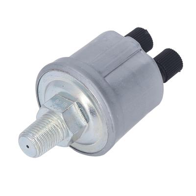 Baxnore Hydraulic Sensor 1/4 NPT 0-10 Bar, Aluminum Alloy Engine Pressure Transducer for VDO Generator (Matte Finish Double Head)