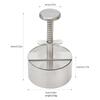 304 Stainless Steel Hamburger Press-Type Patty and Rice Ball Mold Manual Kitchen Tool