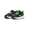 Nike Wearallday Synthetic Leather Low top Toddler Shoes Black Green Infant And Toddler CJ3818-015