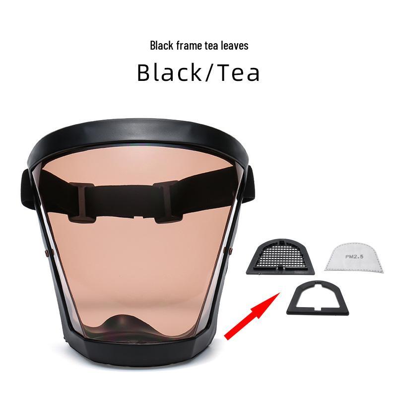 Beschlagfreies transparentes Vollvisier für Radfahren und Sport