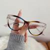 Women Cat Eye Myopia Eyeglasses Fashion Trendy Anti-blue Light Near Sight Glasses Female Vintage HD Lens Minus Eyewear 0 To -4.0