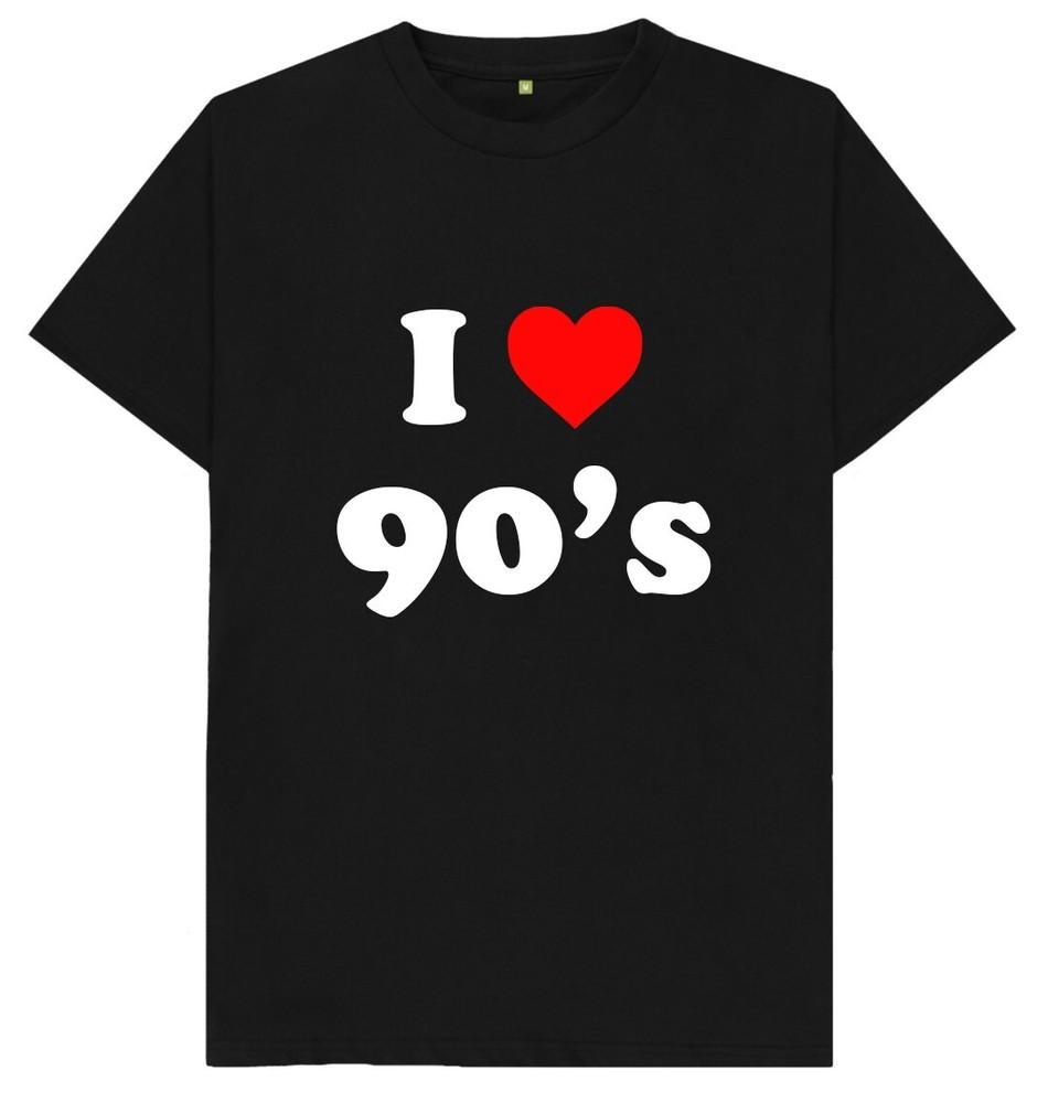I Love 90s Party Disco Fancy Dress T Shirt