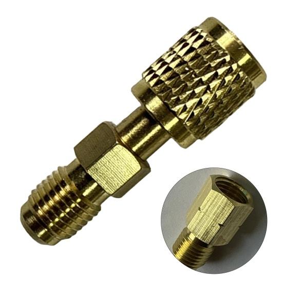 1/2Pcs R32 R454B Refrigerant Brass Adapter Rustproof Universal