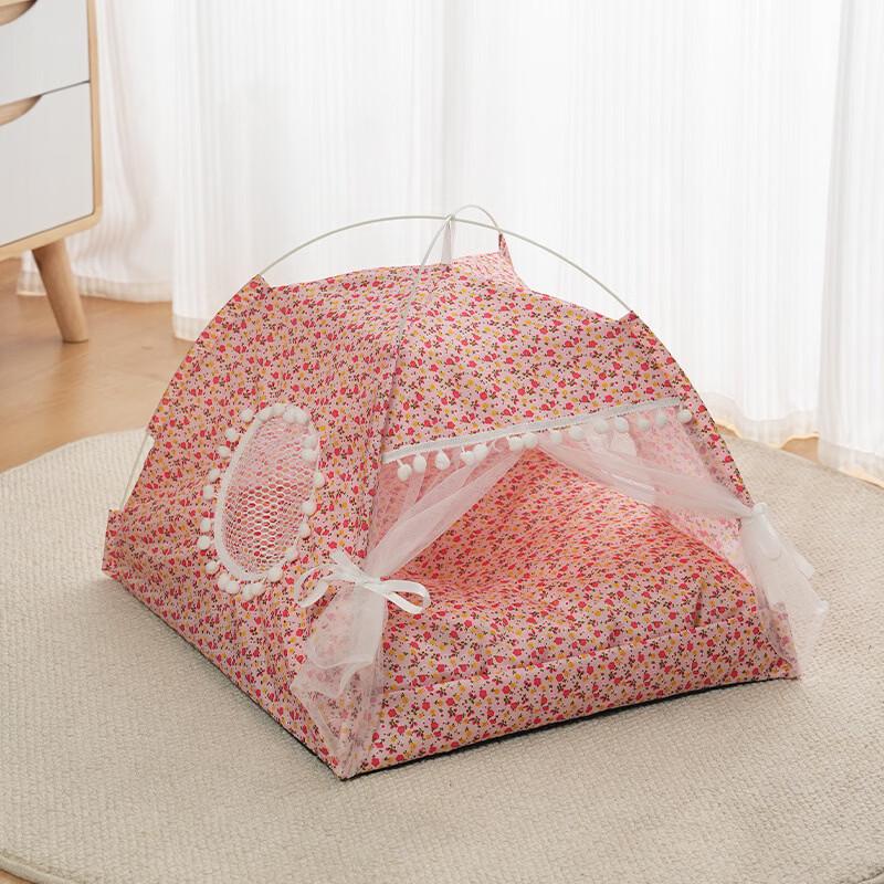 Princess Enclosed Pet Tent Bed