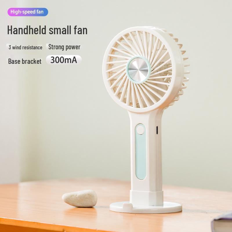 

Rechargeable Mini Handheld & Desktop Fan - Perfect Portable Summer Gift 14.6 x 4.3 x 8 cm