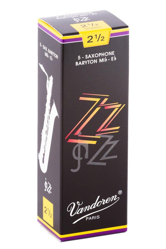 

Vandoren Baritone Saxophone Reed ZZZ Hardness: 2-12 (5 pieces)